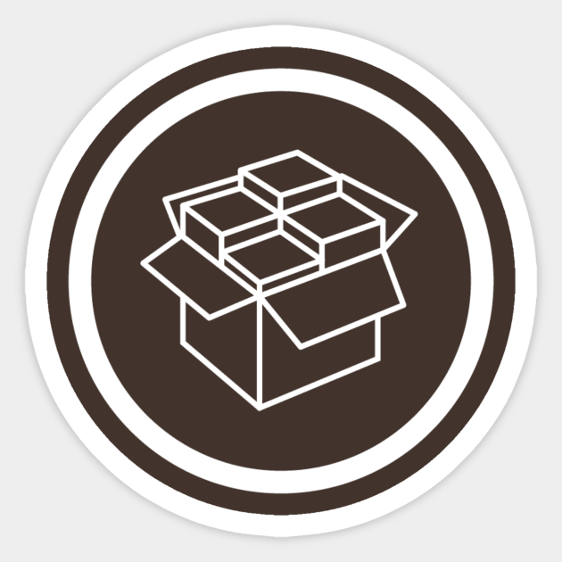 Cydia Jailbreak Logo Sticker by Louis Cook